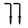IDEALSV 2 Inch 1 Shape Screw Hooks L Shape Hook