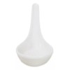 Ebros Gift Contemporary Glossy Finish White Melamine Asian Soup Spoons
