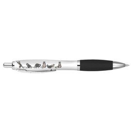 DV DESIGN 1 x Raccoon Black Pen - Wild Animals Pets Stationary School Equipment Teacher Friend Kids Girls Boys Christmas Birthday #81342