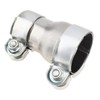 ePathChina 2 to 2.5 Inch Double Clamp Reducing Pipe Exhaust