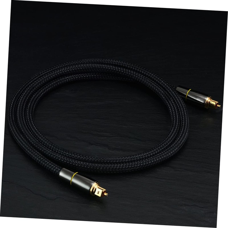 TEHAUX Optical Audio Cable High Density Weaving Mesh Shielding Pure