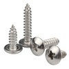 Xiedeai Self-Tapping Wood Screws Stainless Steel Screws Round Head Hardware