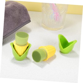 BIUDECO 2pcs Corn-shaped Facial Cleansing Brush Portable Makeup Applicator for Gentle Cleansing and Exfoliating for Daily Skincare Routine and Makeup Removal