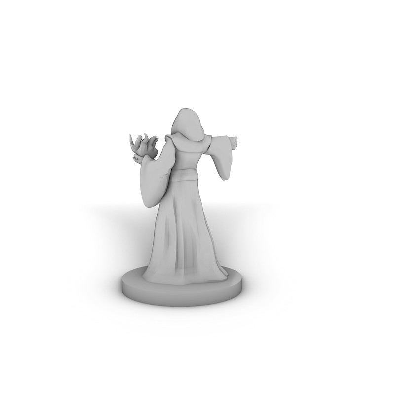 Human Male Sorcerer Tabletop DND Gaming Miniature