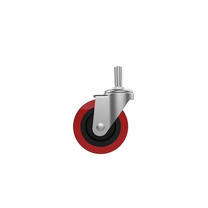 Mysit 6 Pack Creeper Wheels 2.5 Inch Heavy Duty Swivel