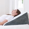 Sasttie Wedge Pillow, 12 Inch Memory Foam Bed Wedge Pillow