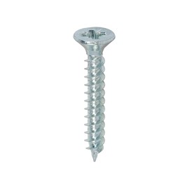 TIMCO Twin-Threaded Woodscrews - PZ - Double Countersunk - 7 x 1 - Zinc Plated - Box of 200