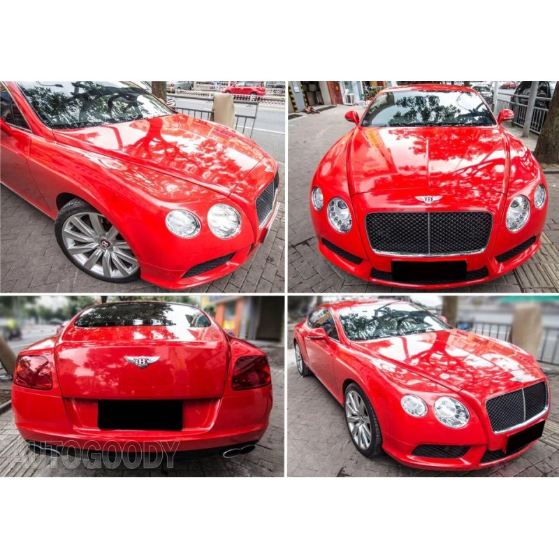 AUTOGOODY 12" x 60" Super Gloss Red Vinyl Film Wrap