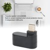Jectse USB Splitter, 3 Port USB 2.0 Hub 180° Rotatable