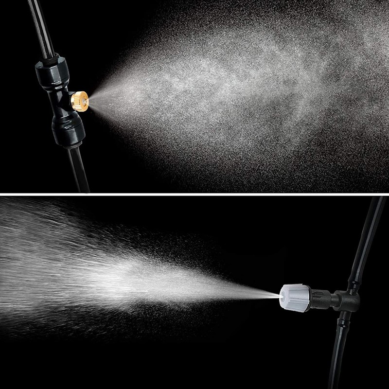 Bonviee Misters for Outside Patio, 100FT Misting Cooling System for