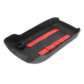 NAIS PARTS Black Central Armrest Box Pad Cover Accessories For Jeep Wrangler TJ 1997-2006