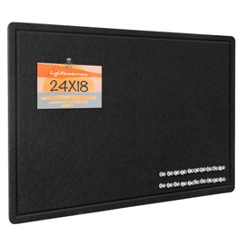 Large Bulletin Board - 48 x 36 Inches, Decorative Felt Pin Board for Wall - 4' x 3' Foldable Photo Display Board with Self-Adhesive Tape, Includes 20 Push Pins - Dark Green