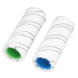 Replacement Brush Roller, Microfiber Efficient Washable Hard Floor Cleaner Roller Low Noise for Karcher FC3 FC3D FC5 FC5D FC7