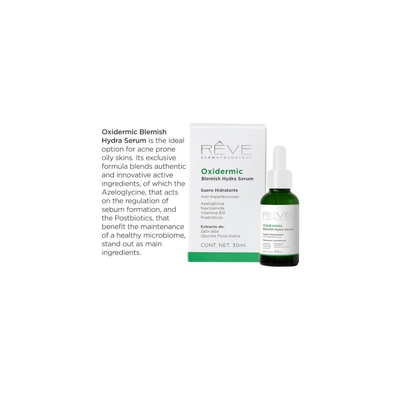 Reve Dermatologique | Oxidermic Blemish Hydra Serum - Suero Anti