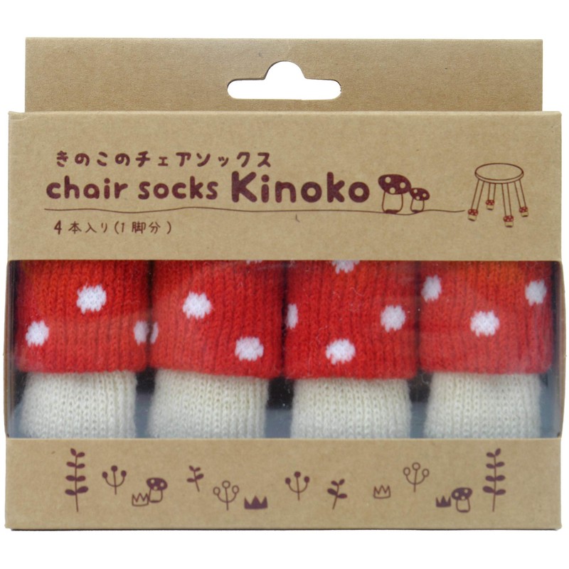 Toyo Case CSK-KNK-01 Chair Socks, Beniiiro, Mushroom
