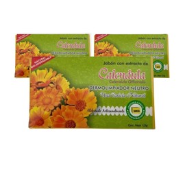 Jabón García Caléndula 3 Pz De 125g Ecológico Biodegradable