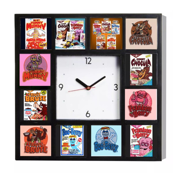 Telesca Monster Cereal Clock Boo Berry Count Chocula Frankenberry Fruit