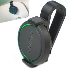 Sun Visor Holder Suitable for Ooono Co-Driver No2, Mount/Clip for Sun Visor (for OOONO NO2, Black)