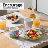MIAMIO Kids' Farm Dinnerware Set - 3 Pieces, Ceramic, Includes
