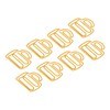 100Pcs Cute Paper Clips Yellow Cup Style Strong Metal Exquisite
