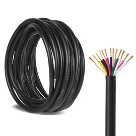 Yinaolan 13 Core Trailer Cable 5 m Tow Rope 13 Core Trailer Cable Black for Caravans Lorries Industry