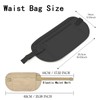 Money Belt Anti-Theft Waist Pack Nylon Fanny Pack Hidden Under