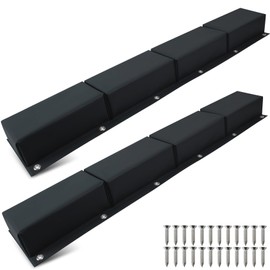 Dock Bumpers, 48'' Boat Dock Bumper Guards Marine Boat Bumpers for Docking, Dock Fender Bumper for Dock Edge, Corner, Piling, Vertical Poles, Horizontal Deck or Pier Fenders Black