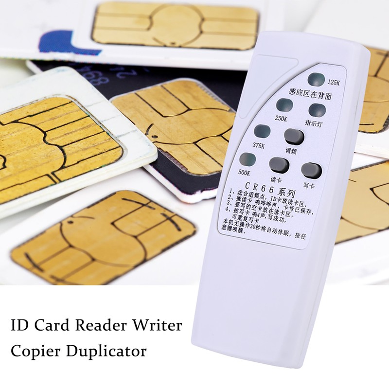 1 Pcs Handheld RFID ID Card Reader Writer Copier Duplicator