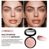 Colour Correcting Powder Foundation - Oil-control Baked Foundation for Mature
