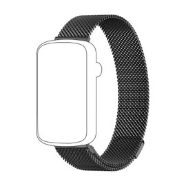 RUIMEN Stainless Steel Replacement Band fits L2B Fitness Tracker (Black)