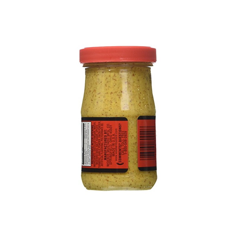 Mister Mustard Original Mustard, 7.5 Ounce, Pack of 6