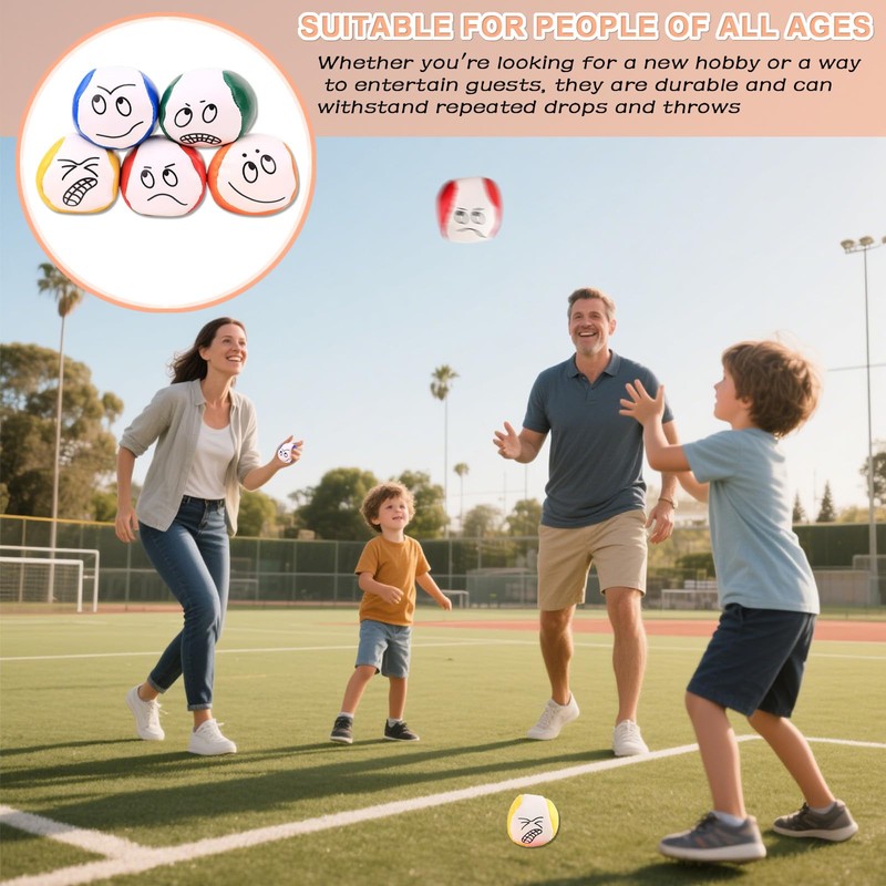Jonglierball Set für Kinder – 10 Jonglierbälle für Anfänger –