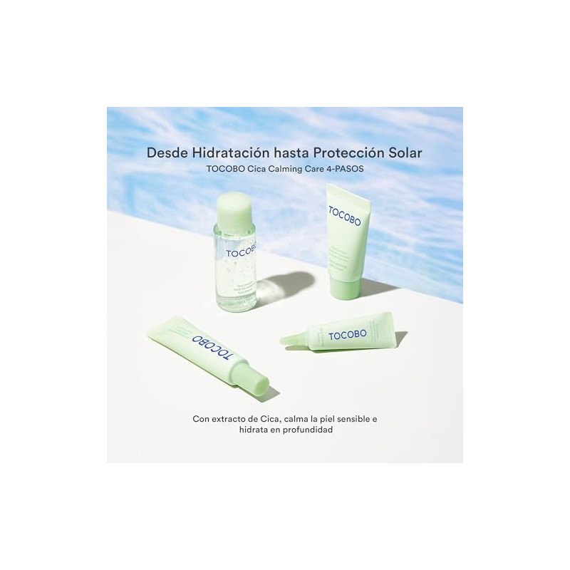 Tocobo Kit Inicio Calmante Cica Rutina Facial Piel Sensible Reactiva