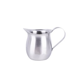 CASUAL PRODUCT Aoyoshi Milk Pitcher, Matte Silver, 5.3 fl oz (160 ml), Pelican Shape, Milk Jug, Dishwasher Safe, Coffee, Cream