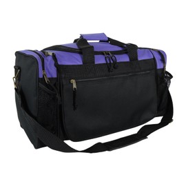 ProEquip 17" Sport Gym Bag Duffle Bag Heavy Duty Travel Size Bag Sport Bag Durable Gym Bag (Purple)