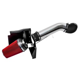Cold Air Intake System with Heat Shield Kit + Filter Combo RED Compatible For 1999-2006 GMC/Chevy V8 4.8L/5.3L/6.0L Silverado/Tahoe/Avalanche/Suburban/Sierra/Yukon