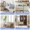 Careboda Step Stool with Handle, Adjustable Foot Stool with Non-Slip