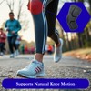 Bargain Wells Black Knee Support Brace Sleeve — Sports &