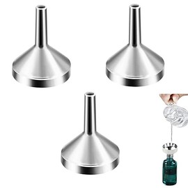 3PCS Small Funnels for Filling Bottles – Mini Plastic Funnels for Liquids, Powders & Small Containers – Ideal for Kitchen, Crafts, and DIY Projects