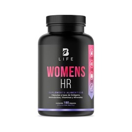 B Life Vitaminas para el Cabello de Mujer con 180 Cápsulas | Mezcla con Colágeno, Biotina, Ácido Hialurónico, Vitamina C y más Ingredientes Claves | Cabello, Piel y Uñas | Womens HR