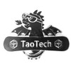 TaoTech Deck Pad Snowboard Anti-Slip Transparent (Black, Snowsaurus)..