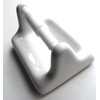 Toilet Paper Tissue Holder BA777 White Glazed Ceramic with Roller