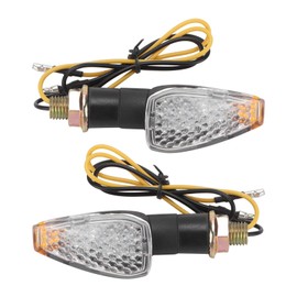 Pair Motorcycle Turn Signal Light 12V LED Waterproof Replacement for PIT Dirt Bike MX