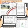 AKKYCVS 5X Full Page Magnifying Glass for Reading, Lightweight Rectangular