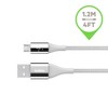 Belkin MIXIT DuraTek Micro-USB to USB Cable, 4 Feet (Silver)