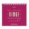Mini-Kalender 2021 "Die schönsten Dinge": Mini-Kalender