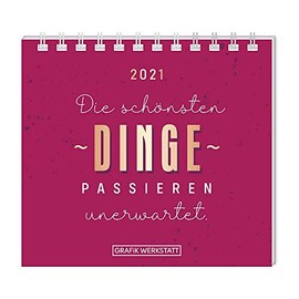 Mini-Kalender 2021 "Die schönsten Dinge": Mini-Kalender