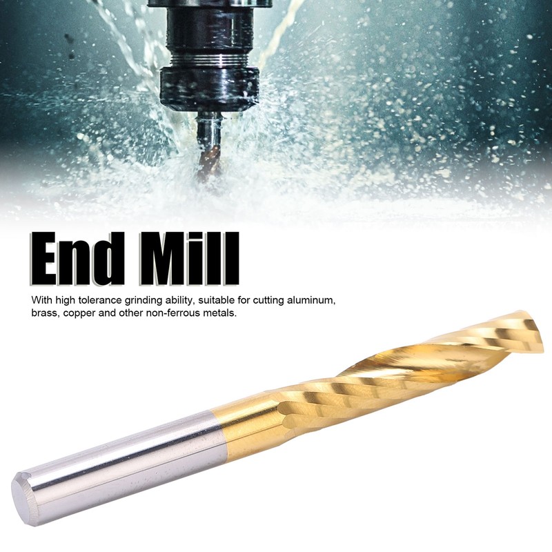 5pcs Spiral Router Bit High Speed Steel Milling Cutter CNC