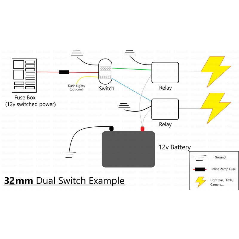 Dual LED Switch Light Bar and Light Bar for Newer
