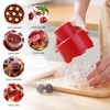 Cherry Pitter Tool, Olive Pitter Pit Remover Quick Push Pull